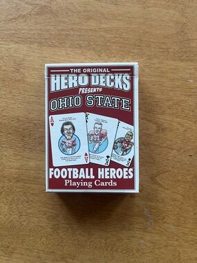 Ohio State football heroes playing cards